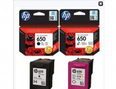 HP 650XL 2x Cartridges Color & Black Картридж для принтера HP 1015 / HP 650 XL HP650; HP 650 XL; HP 650XL
