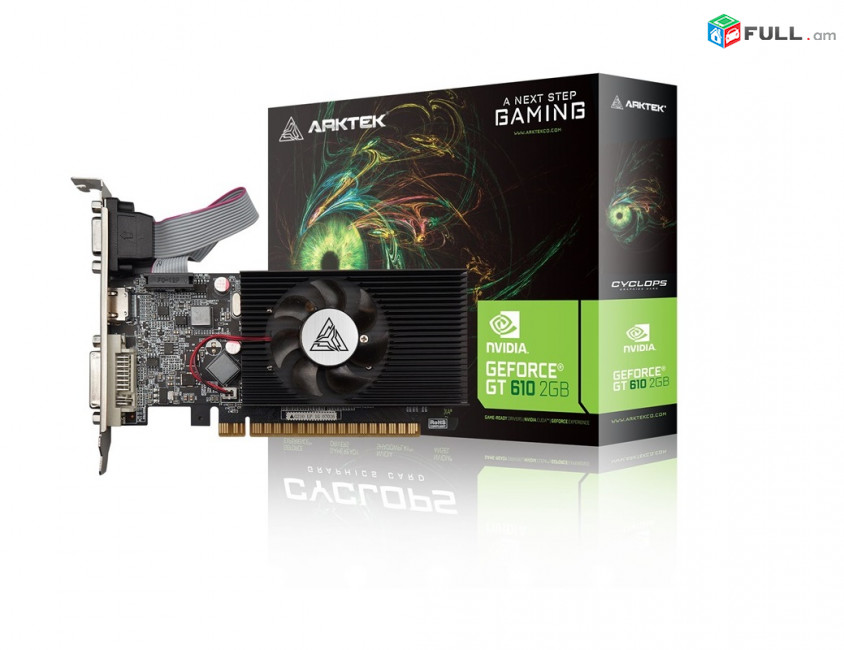 Arktek GeForce GT620 2GB GDDR3 64bit DVI VGA HDMI Video Graphics Card տեսաքարտ видеокарта Վիդեո քարդ