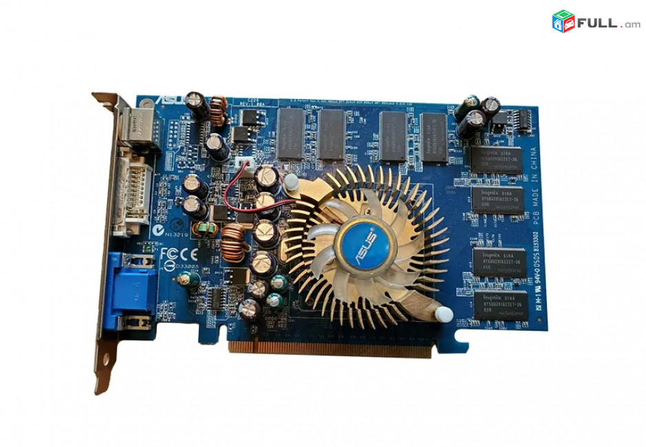 EN6600/TD/128M - ASUS GeForce 128MB DDR 128-Bit 1xDVI PCI Express x16 Video Graphics Card տեսաքարտ видеокарта