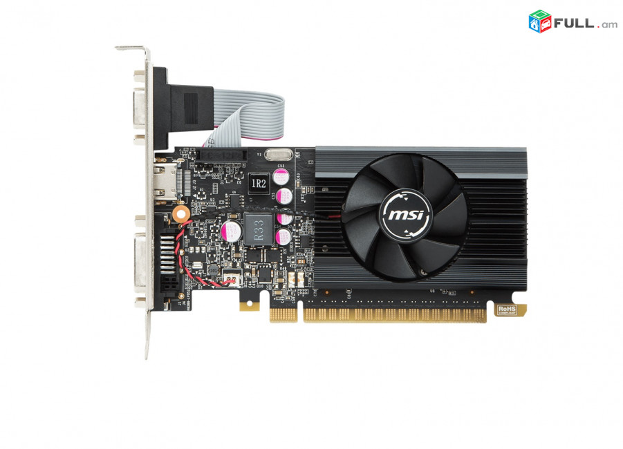 MSI GT 710 1GD5 LP 1GB GDDR5 32bit DVI VGA HDMI Video Graphics Card տեսաքարտ видеокарта Վիդեո քարդ