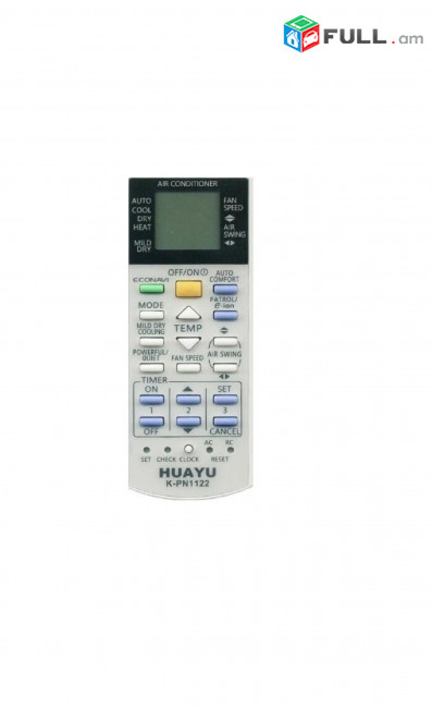 Օդորակիչի ունիվերսալ պուլտ Huayu K-PN1122 / Универсальный пульт кондиционера