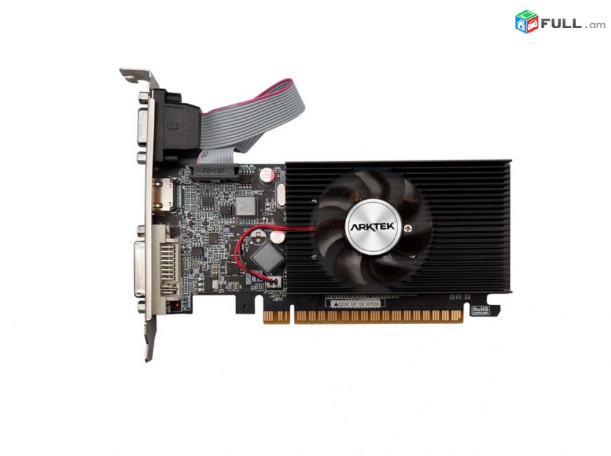 Видеокарта ARKTEK NVIDIA GeForce GT 210 1 GB AKN210D3S1GL1 Video Graphics Card տեսաքարտ
