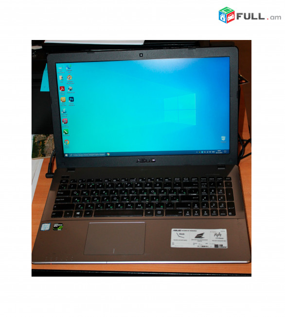 Հզոր խաղային Asus K550V I7-6700HQ GTX950 4GB 16 GB DDR4 SSD 240GB HDD 320GB 15.6" Notebook ноутбук Նոութբուք