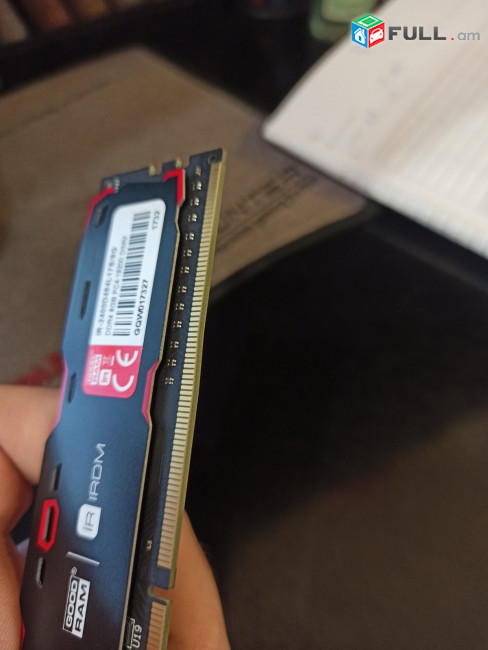 Օպերատիվ հիշողություն GoodRAM IRDM 8GB(2 x 4GB) DDR4 DIMM 2400GHz / Ram