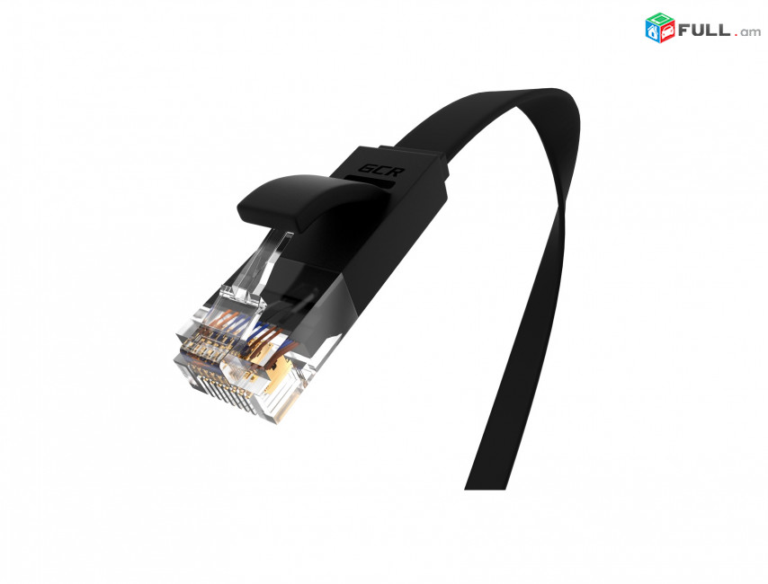 CUT6 LAN Patch cord flat cable RJ-45 Ethernet Патч-корд плоский UTP кат.6 для высокоскоростного интернета պատչկորդ