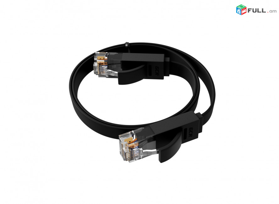 CUT6 LAN Patch cord flat cable RJ-45 Ethernet Патч-корд плоский UTP кат.6 для высокоскоростного интернета պատչկորդ