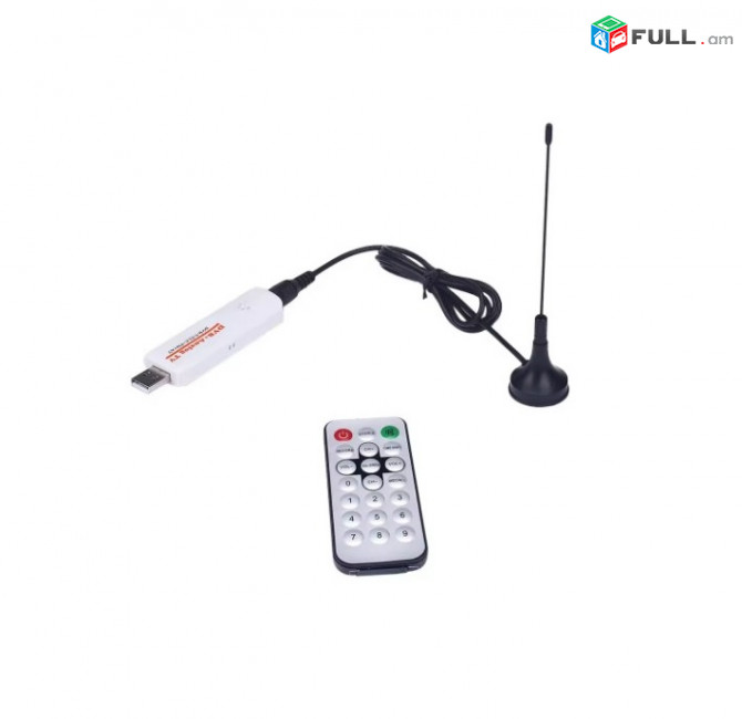 USB Capture DVB-T2 TV Stick PVR Անալոգային USB Digital Tuner Analog Dongle PAL NTSC SECAM with antenna Цифровой тюнер 