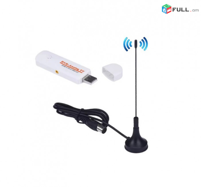 USB Capture DVB-T2 TV Stick PVR Անալոգային USB Digital Tuner Analog Dongle PAL NTSC SECAM with antenna Цифровой тюнер 