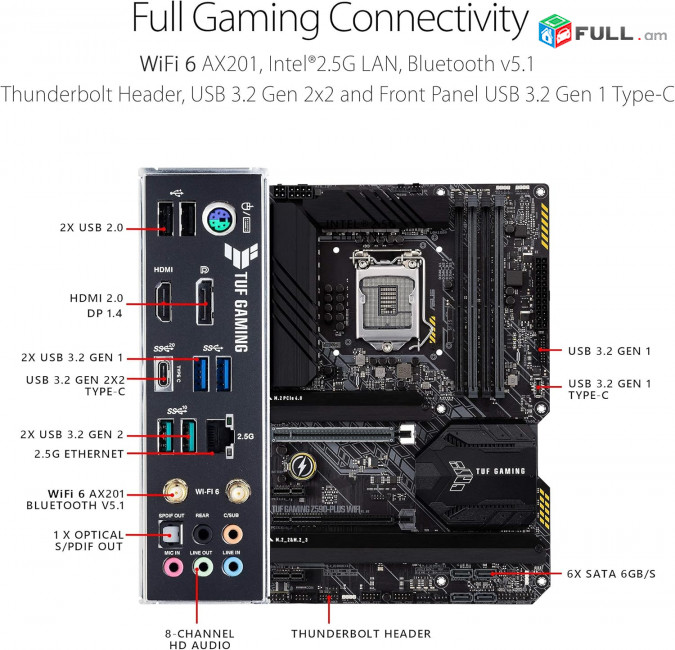 UPGRATE KIT ASUS Prime Z590-P + i9 11900k + RAM 16GB LGA 1200 (Intel 11th/10th Gen) ATX Gaming Motherboard