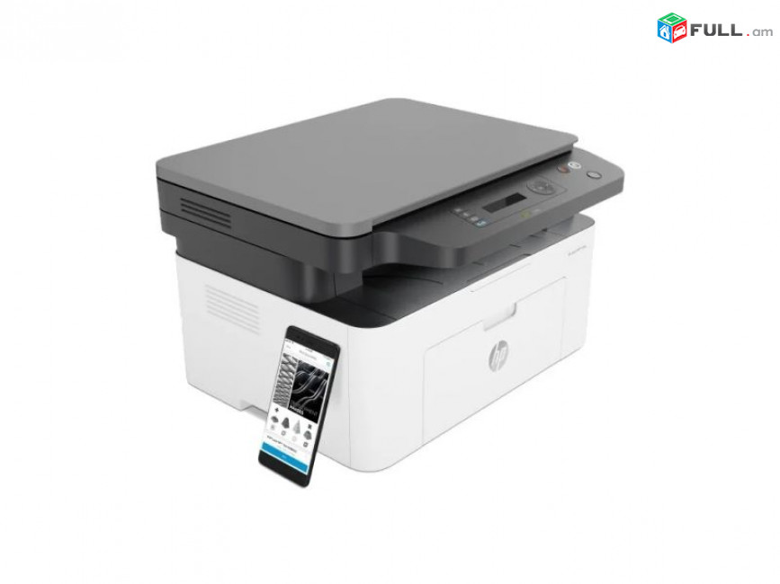 Բազմաֆունկցիոնալ տպիչ HP Laser MFP 135w Printer Wifi-ով 4ZB83A