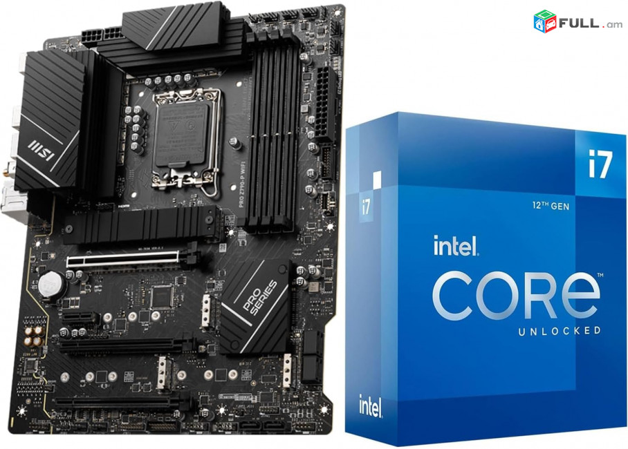 Կոմպլեկտ - սուպեր գին - CORE i7 12700 4,9Ghz 25mb + MB ASUS Prime H610M-K D4+32GB RAM DDR4+Cooler
