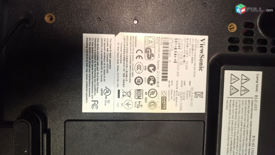 ՊԱՀԵՍՏԱՄԱՍ Проектор ViewSonic PJD5122 Projector  - ԼԱՄՊԸ ԱՇԽԱՏՈՂ Է  / լամպի առանձին գինը 15000դր է /