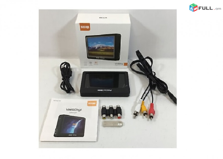 Ezcap 180 AV Recorder Video Audio Capture Box Analog to Digital Converter Digitizer Цифровой Преобразователь