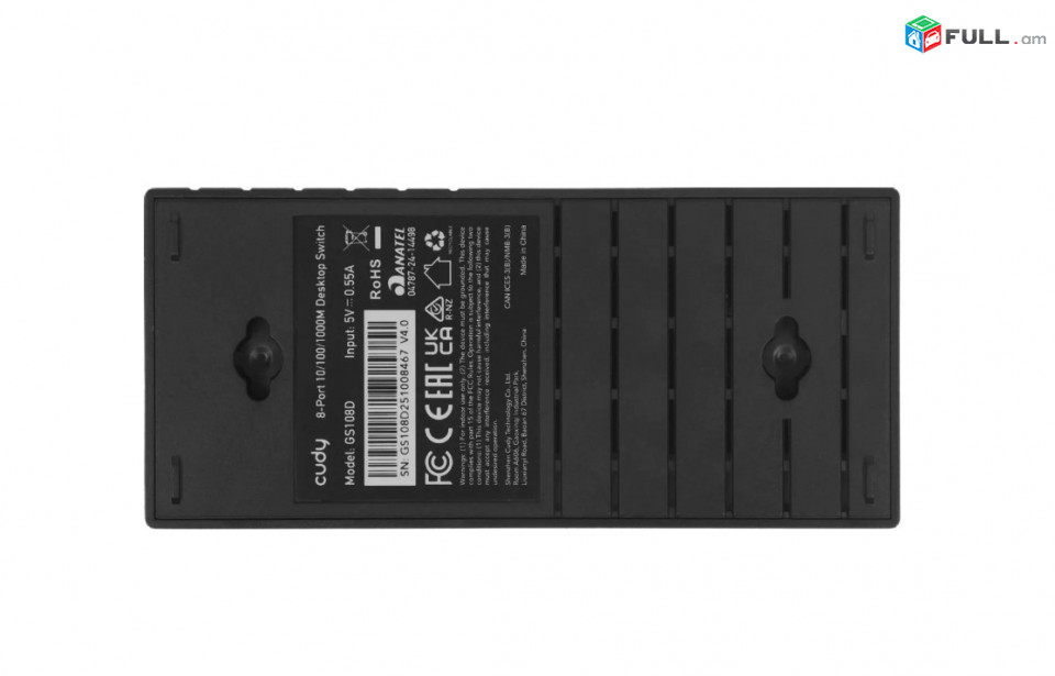 Cudy 8-Port Gigabit Unmanaged Switch GS108D 4.0, 8 Gigabit Ethernet Ports, Max 170m Gigabit Transmission