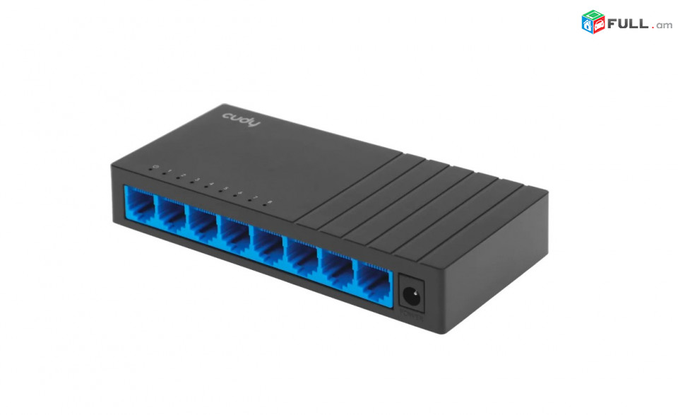 Cudy 8-Port Gigabit Unmanaged Switch GS108D 4.0, 8 Gigabit Ethernet Ports, Max 170m Gigabit Transmission