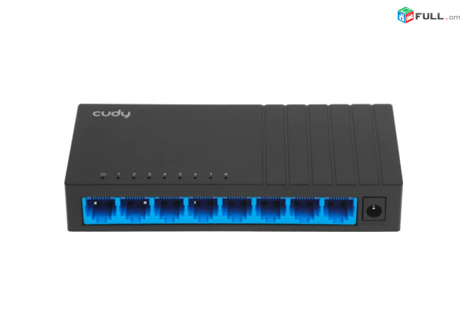 Cudy 8-Port Gigabit Unmanaged Switch GS108D 4.0, 8 Gigabit Ethernet Ports, Max 170m Gigabit Transmission