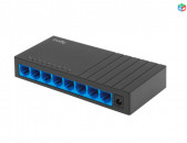 Cudy 8-Port Gigabit Unmanaged Switch GS108D 4.0, 8 Gigabit Ethernet Ports, Max 170m Gigabit Transmission