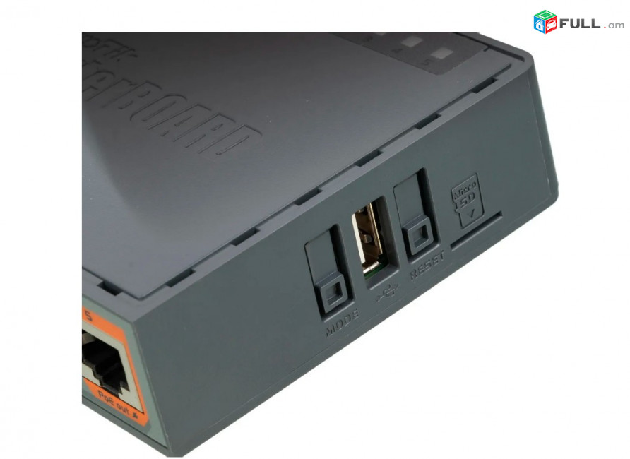 Сетевой коммутатор, MikroTik hEX S (RB760iGS) 4P + SFP Ports - 1, 10/100/1000Mbp, 12-57 V