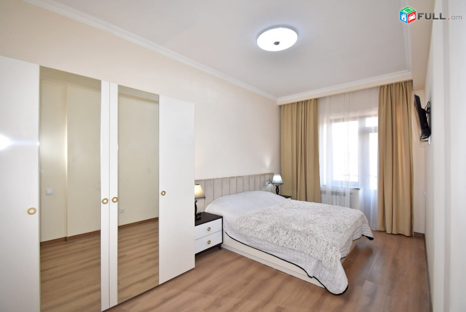 2 սենյականոց բնակարան նորակառույց շենքում Սերո Խանզադյան փողոցում, 72 ք.մ., բարձր առաստաղներ