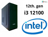 12-րդ սերնդի Նոր Համակարգիչ Core i3 12100 / H610 / Ram 8Gb / SSD 256Gb