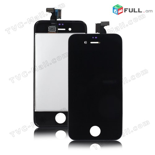 iphone 4s  դիմապակի էկրան  ekran Original lcd Sev spitak