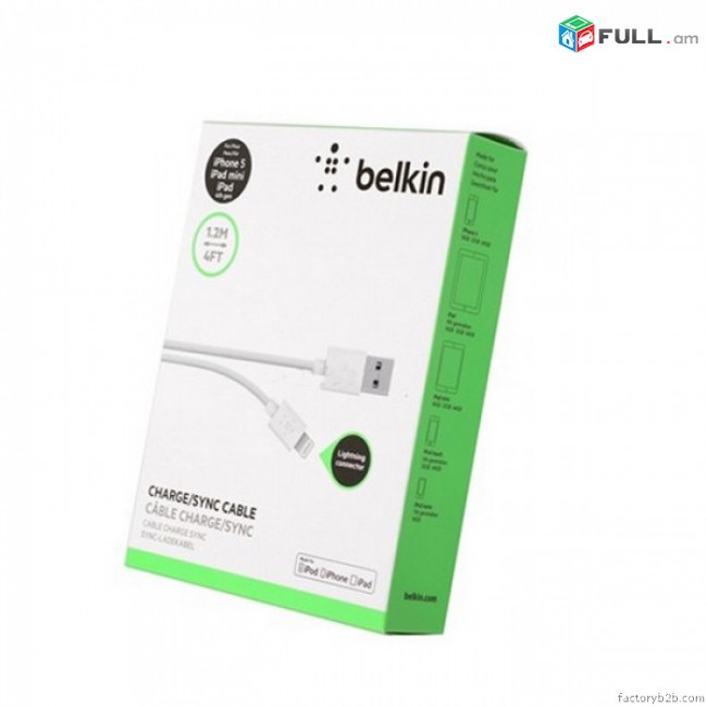 usb iphone 8  original BELKIN araqum erevanum	