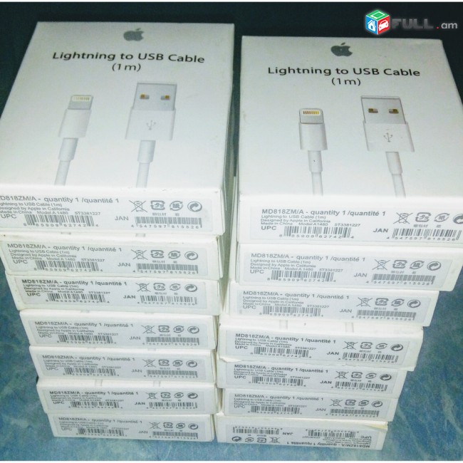 original usb koch  iphone  6/ 6 plus --7/7plus -- 8/8 plus --10/11 +++sertifikat  լիցքաորման կոճ գլխիկ
