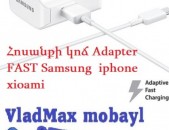 Adapter Samsung Fast charger 2A-- 2000 դրամ samsung A50 A51 A70 A71 A5 A6 