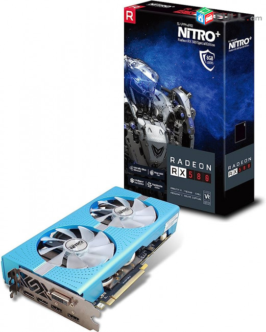 Sapphire RX580 NITRO + 8GB , GPU,VIDEOCARD