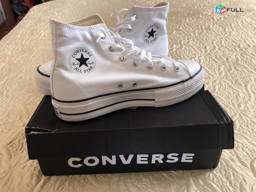 Converse Chuck Taylor All Star Lift Platform Denim Fashion