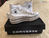 Converse Chuck Taylor All Star Lift Platform Denim Fashion