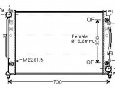 AUDI VW  2.4 , 2.8 V6 JRI RADIATOR