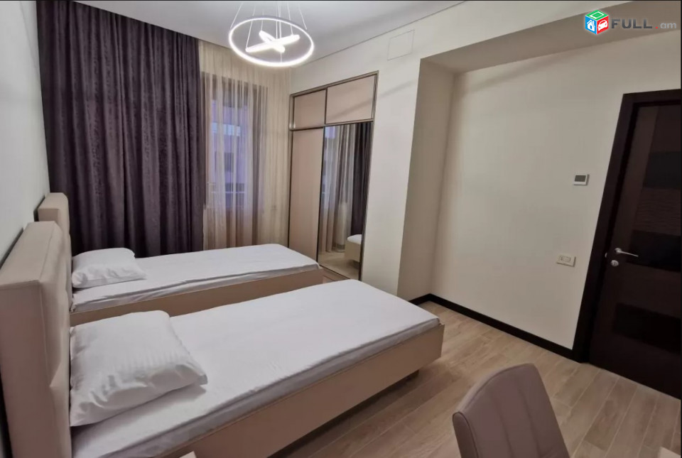 IN0112 Վարձով 3 սենյականոց բնակարան նորակառույց շենքում  Հյուսիսային պողոտայում