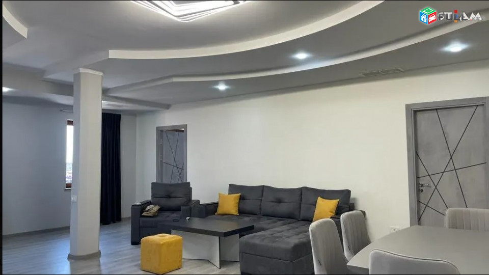 IN0113  Վարձով 3 սենյականոց բնակարան նորակառույց շենքում  Խաչատուր Աբովյանի փողոցում