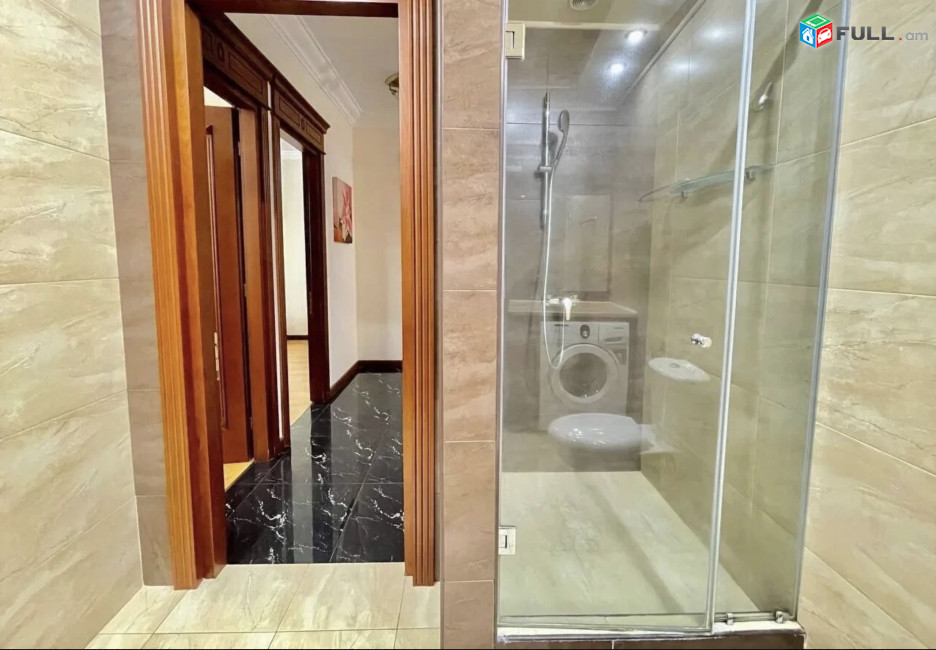 IN0132 Վարձով 3 սենյականոց բնակարան նորակառույց շենքում Հյուսիսային պողոտայում