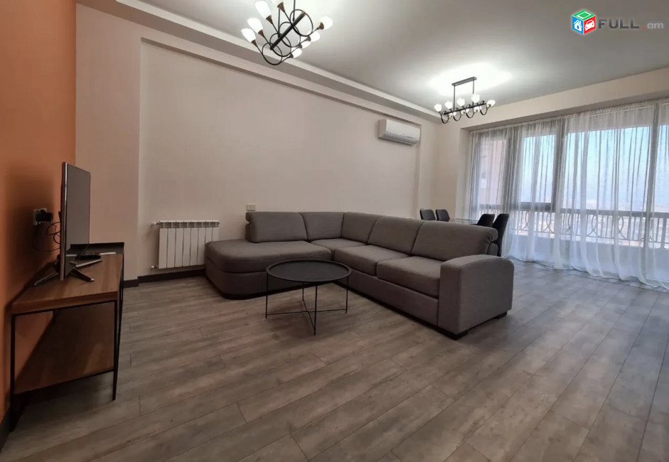 IN0145 Վարձով 3 սենյականոց բնակարան նորակառույց շենքում Սասնա Ծռերի փողոցում