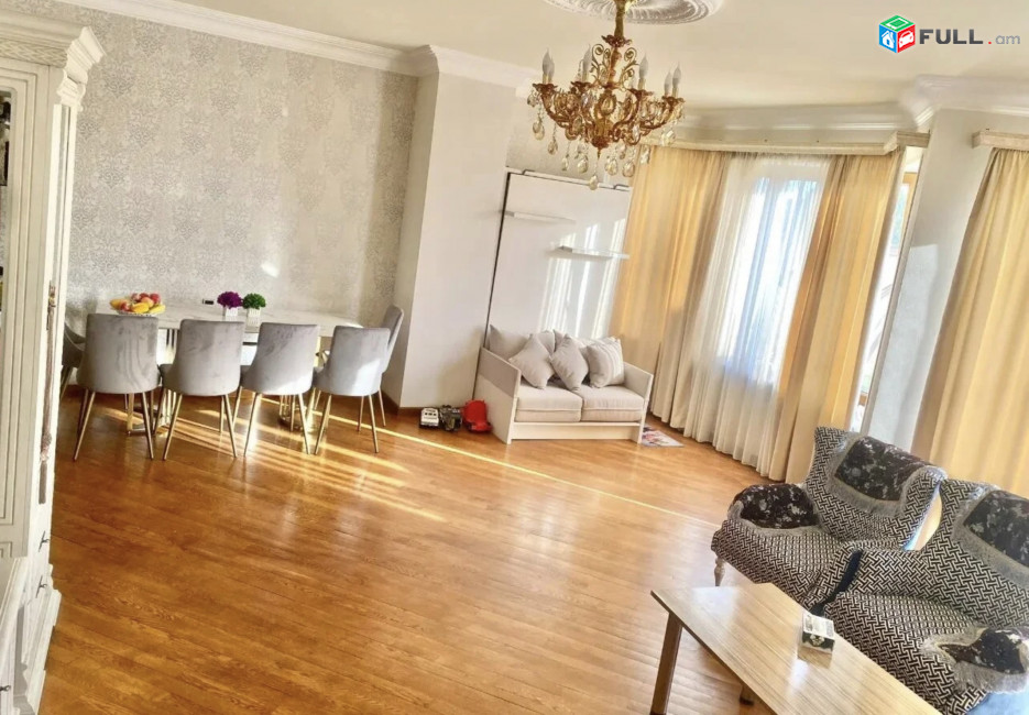 IN0257 Վարձով 3 սենյականոց բնակարան նորակառույց շենքում Վարդանանց փողոցում