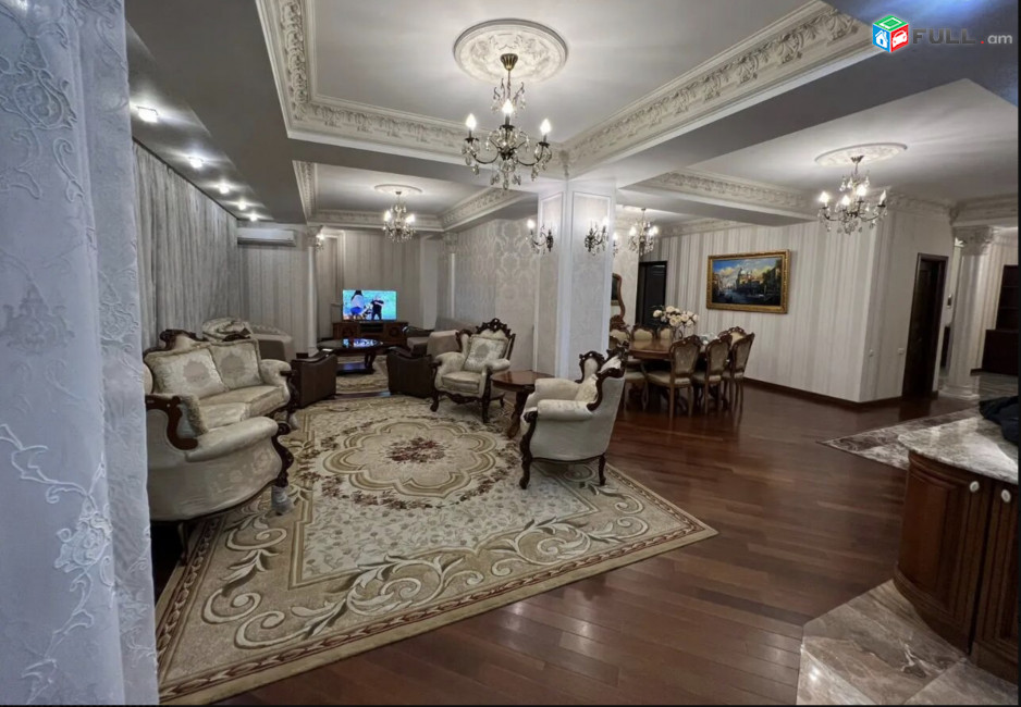 IN0276 Ընդարձակ 3 սենյականոց բնակարան նորակառույց շենքում Վարդանանց փողոցում, 190 ք.մ., 2 սանհանգույց