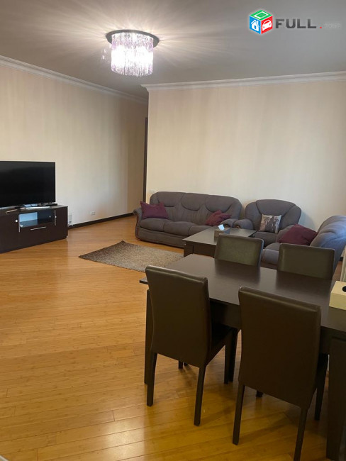 IN0303 Վարձով 3 սենյականոց բնակարան նորակառույց շենքում Փավստոս Բուզանդի փողոցում