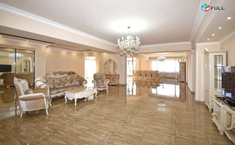 IN0318 Ընդարձակ 5 սենյականոց բնակարան նորակառույց շենքում Տերյան փողոցում, 350 ք.մ., 3+ սանհանգույց