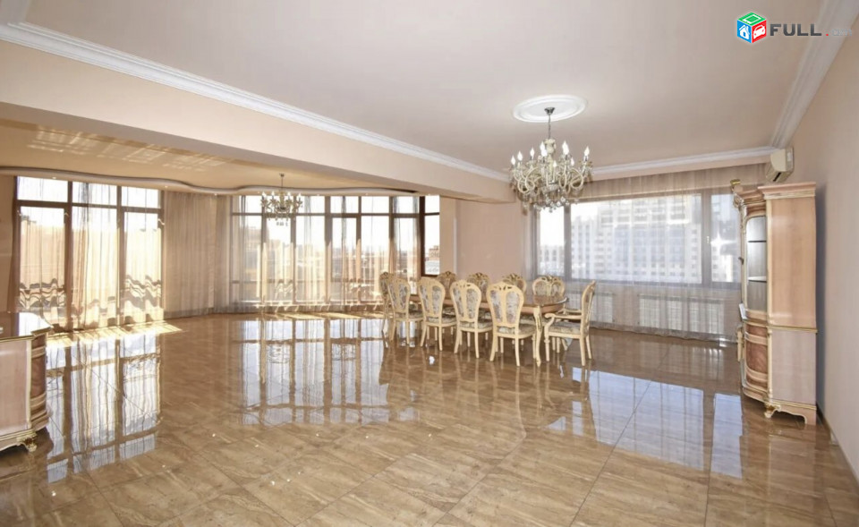 IN0318 Ընդարձակ 5 սենյականոց բնակարան նորակառույց շենքում Տերյան փողոցում, 350 ք.մ., 3+ սանհանգույց