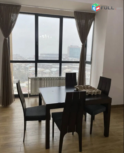 IN0356 Վարձով 3 սենյականոց բնակարան նորակառույց շենքում Գյուլբենկյան փողոցում
