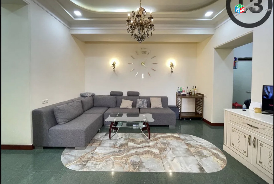 IN0626 Վարձով 4 սենյականոց բնակարան նորակառույց շենքում Պուշկինի փողոցում