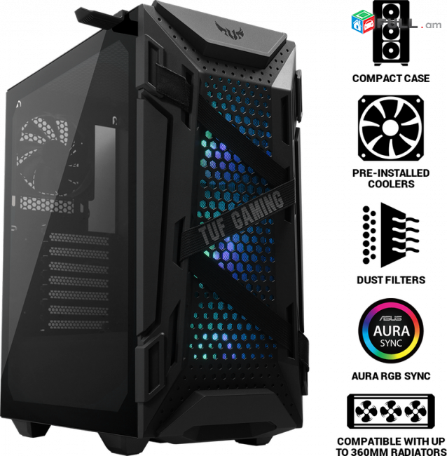 ASUS TUF GAMING GT301 gaming pc computer case