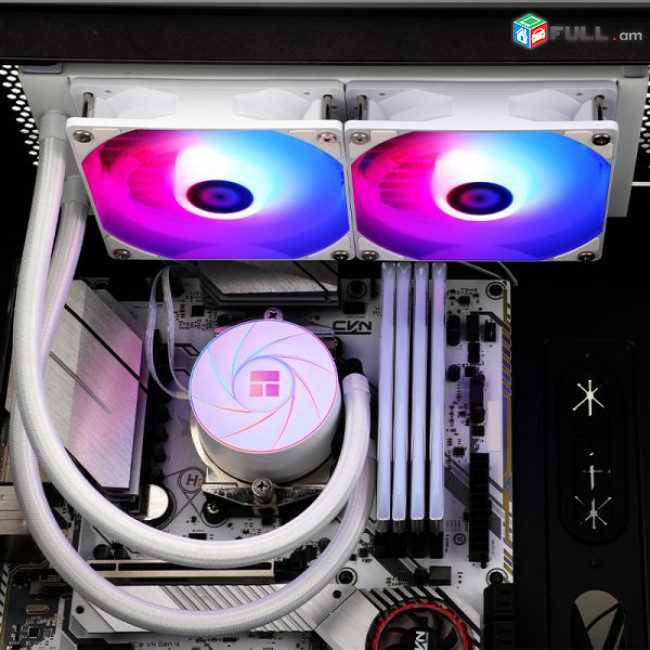 Ջրային հովացուցիչ Aqua Elite 240 WHITE ARGB 2 fanLGA115X/1200/1700 /2011/2066