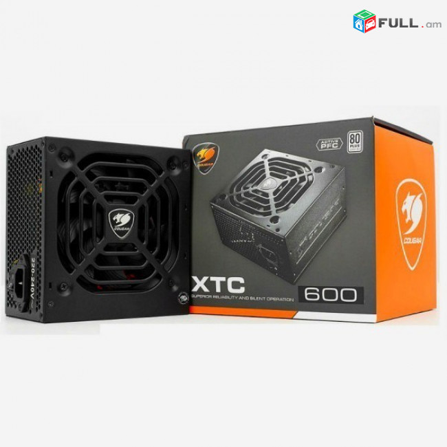 COUGAR XTC 600 80 + SIlver հոսանքի բլոկ