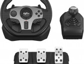 Խաղային ղեկ - PXN V9 Racing Wheel for PC / PS3 / PS4 - Խաղային Ղեկ փոխանցման տուփով