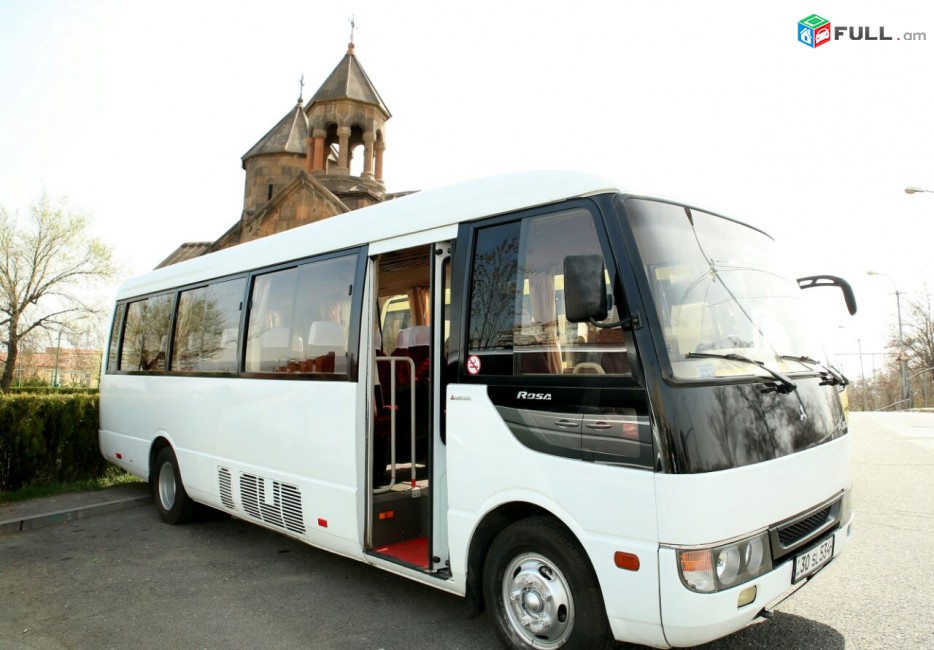 Պատվերով մեքենաներ, տուրիստական ուղևորափոխադրումներ 18-28  տեղանոց մեքենաներով