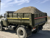 Կապույտ լվացած ավազ, Սպիտակ ջրաբերի ավազ, Շիբին։Zil, Howo Samasvalnerov
