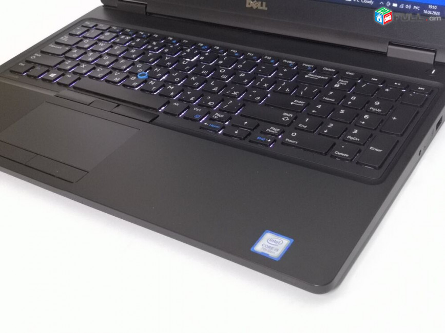 DELL 5580 Laptop, Notebook, դյուրակիր համակարգիչ ноутбуки CORE i5-7300U/8GB RAM/250GB SSD/DVD-RW + 1տարի երաշխիք